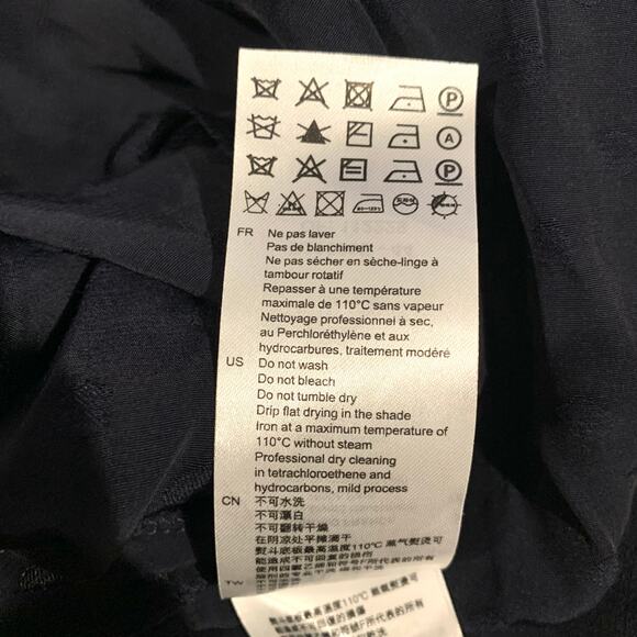 Sandro Claudia Shirred Polka Dot Mini Dress Marine (Please Read) - Picture 12 of 16